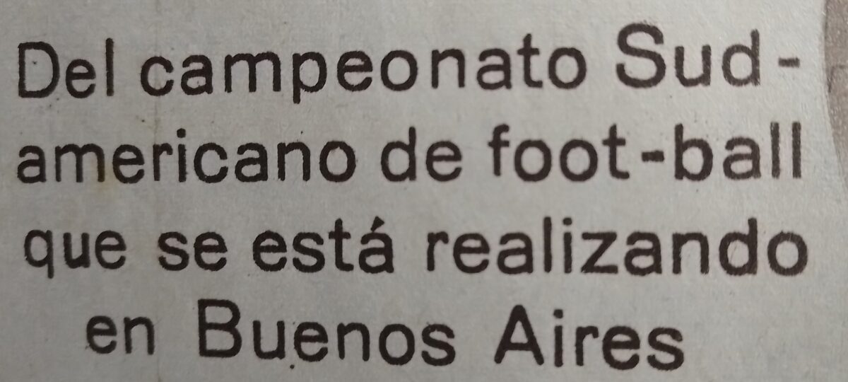 1937 “Esta vez los uruguayos no tienen nada”